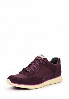 Кроссовки Clarks, цвет: фиолетовый. Артикул: CL567AWCEO94. Clarks