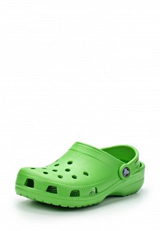Сабо Crocs, цвет: зеленый. Артикул: CR014AKCYR32. Детская обувь / Обувь для девочек / Резиновая обувь