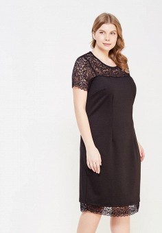 Платье, Modis, цвет: черный. Артикул: MO044EWZAN53. Женская одежда / Платья и сарафаны