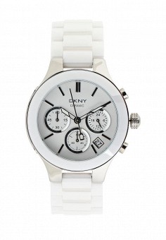 Часы DKNY, цвет: белый. Артикул: DK001DWHCR47. Женщинам
